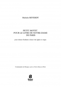 Petit Motet pour le Livre de Notre Dame de Paris A4 z